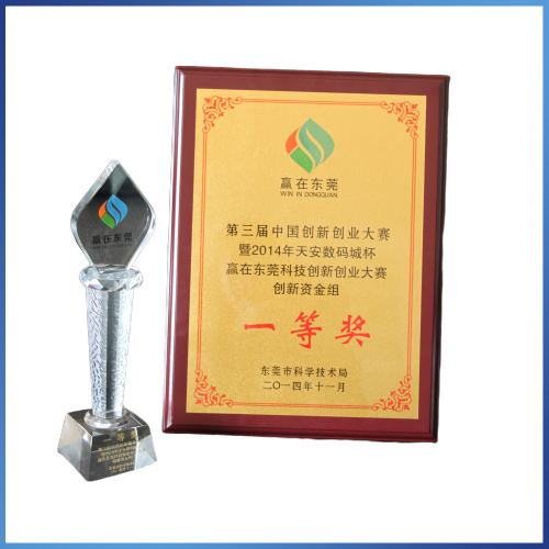 2014年赢在东莞科技创新创业大赛一等奖